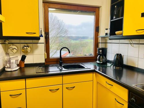 廚房, 1 - Gemütlicher Bungalow am Fuße der Wasserkuppe (1 - Gemutlicher Bungalow am Fuße der Wasserkuppe) in 迪佩爾茨