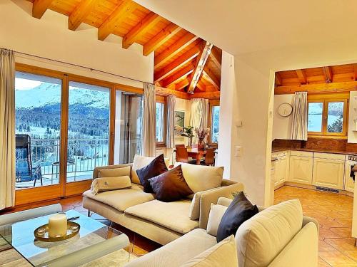 Attika - 85m2, Holz, Ausblick, mit Garage - ME17-A, Pontresina (photo 8)