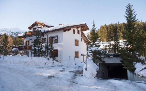 ทัศนียภาพภายนอกโรงแรม, Holiday flat for 6 people Sot Valos Lenzerheide centre in เล็นเซอไฮเดอะ