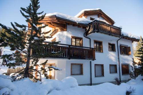 ทัศนียภาพภายนอกโรงแรม, Holiday flat for 6 people Sot Valos Lenzerheide centre in เล็นเซอไฮเดอะ
