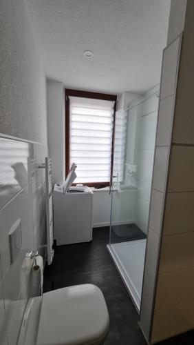 浴室, Fewo Hahn in 梅拉內