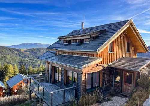 1A Chalet "Wolke" Wandern, Grillen, Wellness im Traumhaus in Wolfsberg, Österreich
