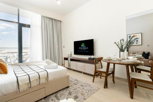 ON OFF HH-Meydan One- Cozy STUDIO - Burj Khalifa & Lagoon view, Dubaj (zdjęcie 2)