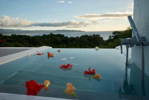 Octagon Villa with rooftop bathtub & 270° view