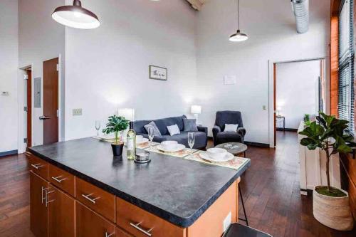 NY Style Centric Loft with King Bed by Park av in Rochester, USA