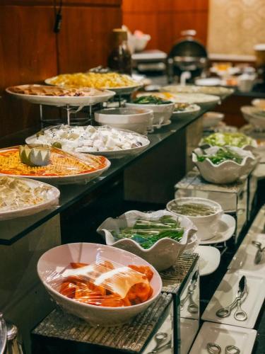 ห้องอาหาร, شقق فيلي الفندقيه FILLY Hotel Apartments in ฮาอิล