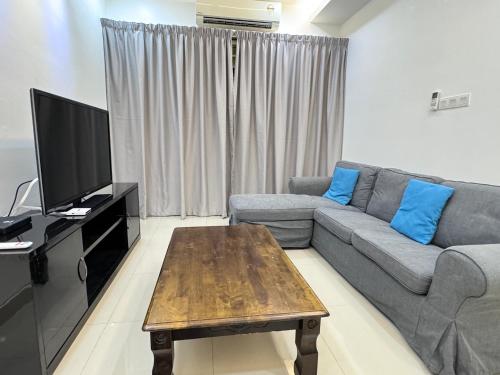Shared lounge/TV area, IJM Condostay, Sandakan near Sandakan Sports Complex