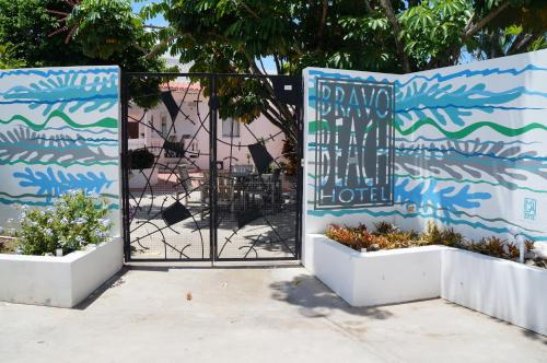 Entrance, Bravo Beach Hotel in Vieques