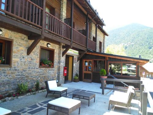 A szálláshely kívülről, Alberg Les Daines in Espot