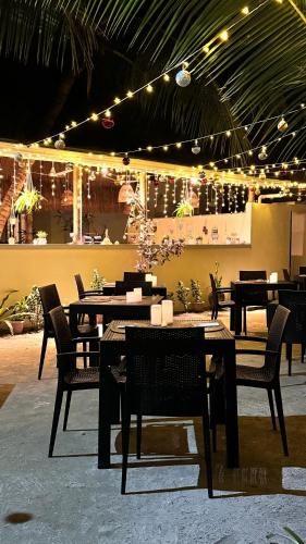 Restaurant, Three Hearts Guesthouse and Villas in Goidhoo Atoll