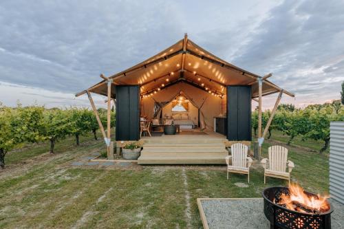 ทัศนียภาพภายนอกโรงแรม, Glamping In The Vines in ไคลฟ์