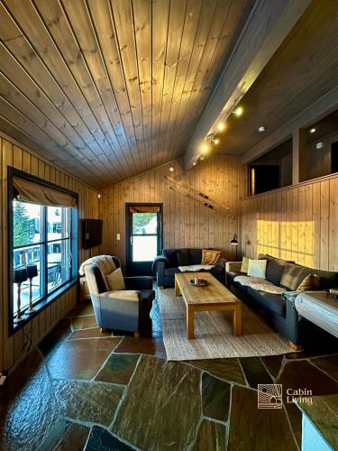 Large cabin at Sjusjøen with sauna, fireplace, view and cross-country skiing, Ringsaker (foto 7)