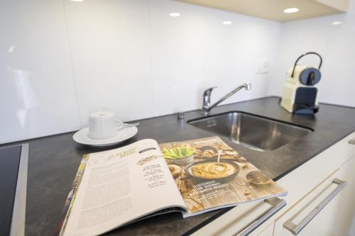 Küche, Chasa Bazzell in Ftan