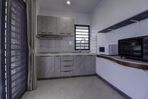 Kjøkken, Moanaura Lodge in Papara