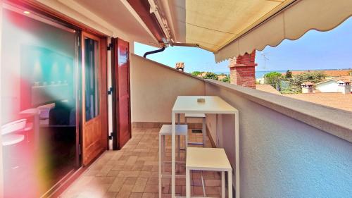 Erkély/terasz, dalTURRI - Casa vacanze al mare - Relax e PRIVATE WELLNESS con sauna in Duino