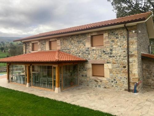 外部景觀, CASA RURAL LALLANTA in 比利亞卡列多 