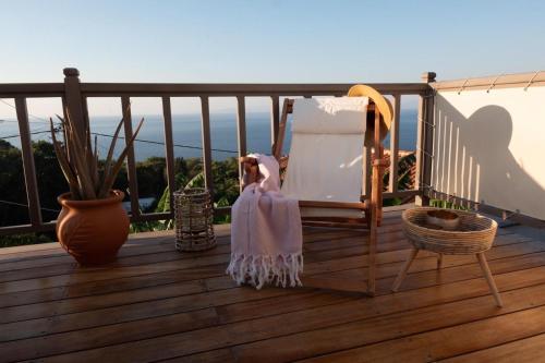 Kleine Villa mit Meerblick, Samos, Griechenland