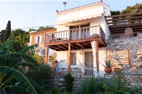 Kleine Villa mit Meerblick, Samos, Griechenland