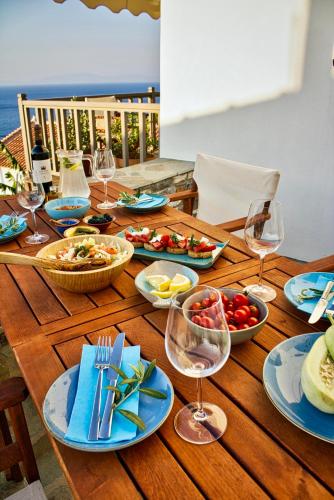 Kleine Villa mit Meerblick, Samos, Griechenland