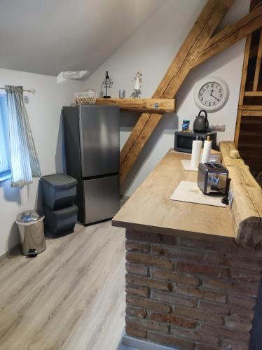 Konyha, Ferienwohnung zum Getreidelager in Schwarzenbach an der Saale