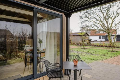 A szálláshely kívülről, Luxe Tinyhouse op minicamping in Waarde in Kruiningen
