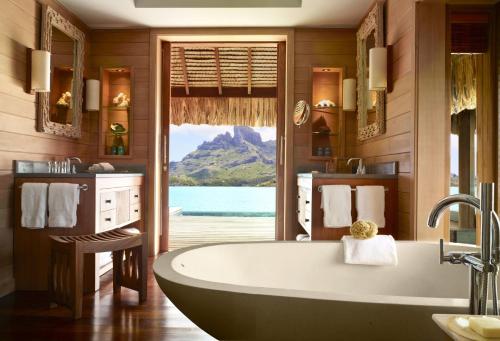 Bathroom, Four Seasons Resort Bora Bora in Bora Bora Island