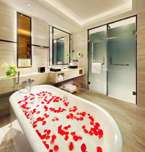 Bathroom, Hilton Zhuzhou in Zhuzhou