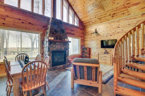 Eagles Nest Cabin on Mille Lacs Lake Boat and Fish