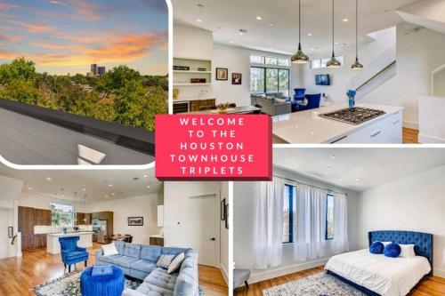 B&B Houston - 4 Story Modern Home Sleeps 10 - DT Views! - Bed and Breakfast Houston