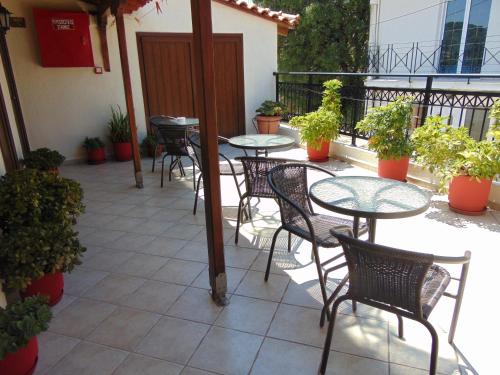 Terraza/balcón, Xanemos Port Xanemos Studios in Skiathos