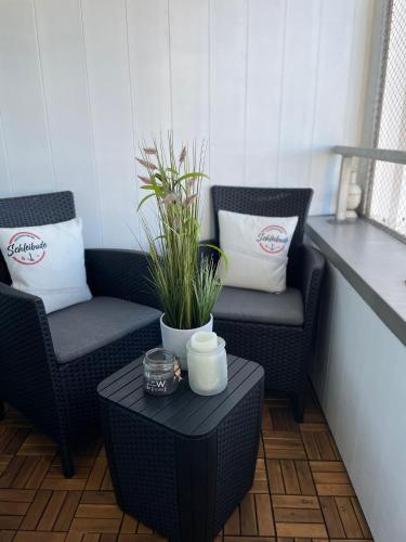 Balkon/terasa, Schleibude in Wikingeck
