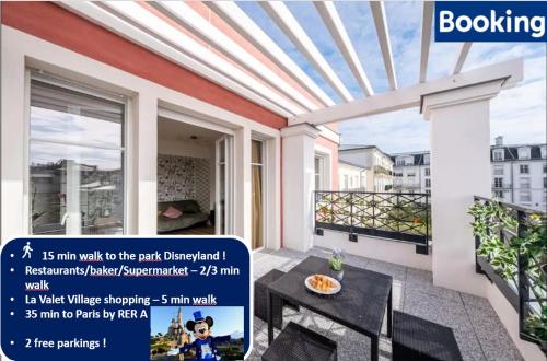 Disney at home 3 bed rooms- Confort 90m2 - best location - Location saisonnière - Serris