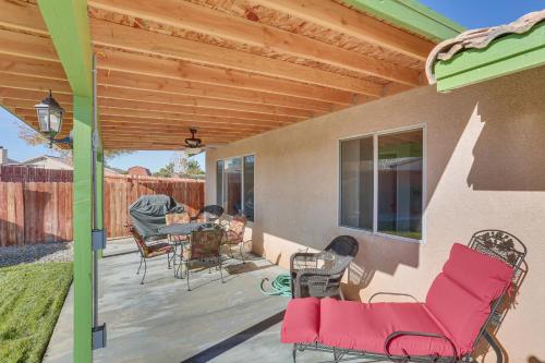 Victorville Home with Fenced Backyard and Patio!