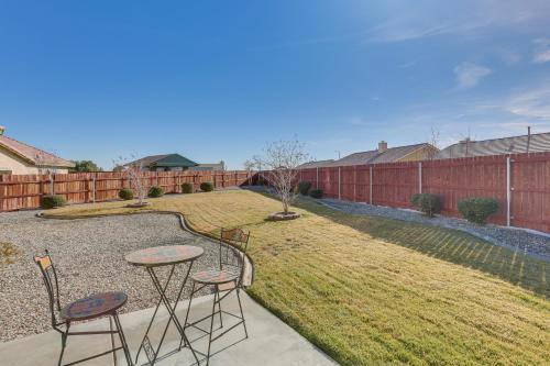 Victorville Home with Fenced Backyard and Patio!