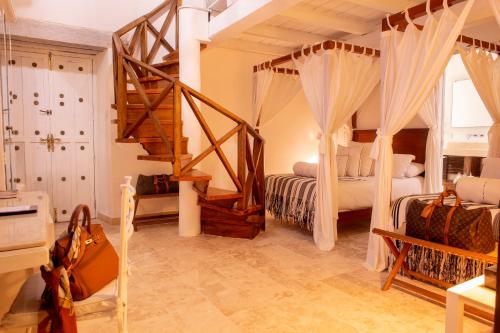 4 double beds
