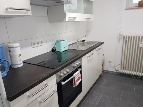廚房, Ferienwohnung Nürnberg (Ferienwohnung Nurnberg) in 韋斯特利希奧森施塔特