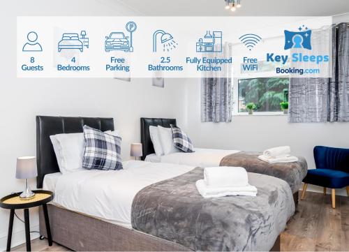 Key Sleeps - Free Parking - Horton - Leisure - Heathrow - Contractor