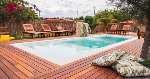. Charmoso chalé a 800 m da praia de Barra Grande PI