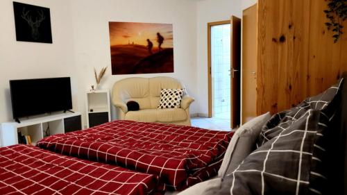 Wohlfühl-Ferienwohnung mit Tiefgarage im Grünen in Oberhof, Deutschland