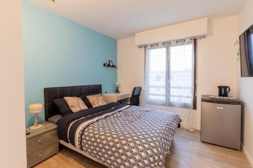 1 double bed