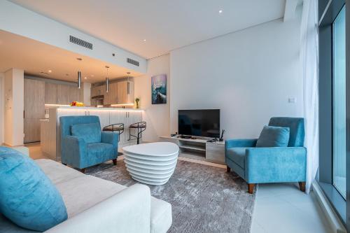 Seven Palm, Private beach, Infinity Pool, High Floor 3BDR, Dubaj (zdjęcie 2)