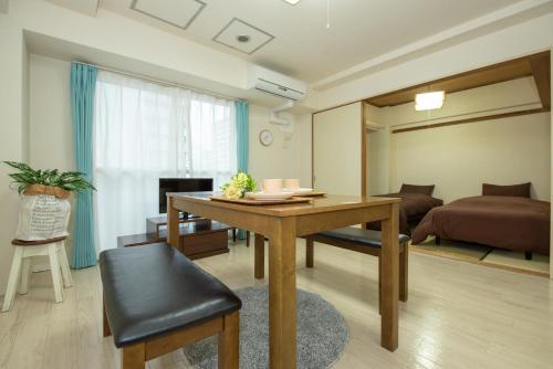 直前半額プライベート個室トイレバスタブ付民泊札幌市中心部でシンプルな滞在h503#12