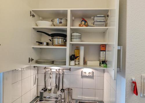 廚房, Stylisches Villa-Apartment in Schlossgartennähe (Stylisches Villa-Apartment in Schlossgartennahe) in 奧斯多夫