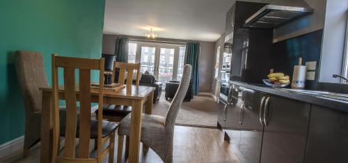 Konyha, Riverside Apartments in Wick