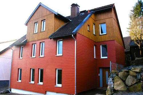 Harzhaus Drei Hexen in Tanne, Deutschland