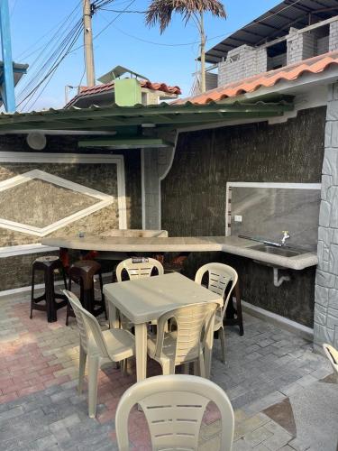 Casa Halley #6 con vista al mar in Playas Villamil