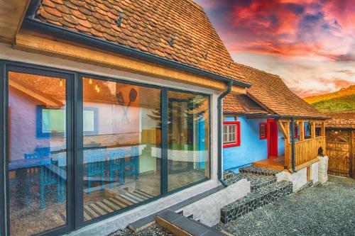 Viesnīcas āriene, The Hut Retreat in Fântânele (Sibiu)