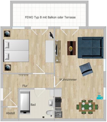 One-Bedroom Apartment