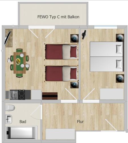 Two-Bedroom Apartment