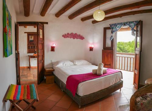 1 double bed
